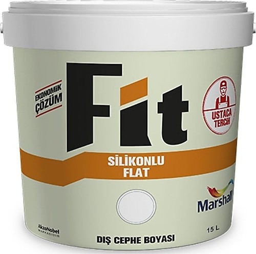 Marshall Fit Silikonlu Flat 15 lt Dış Cephe Boyası