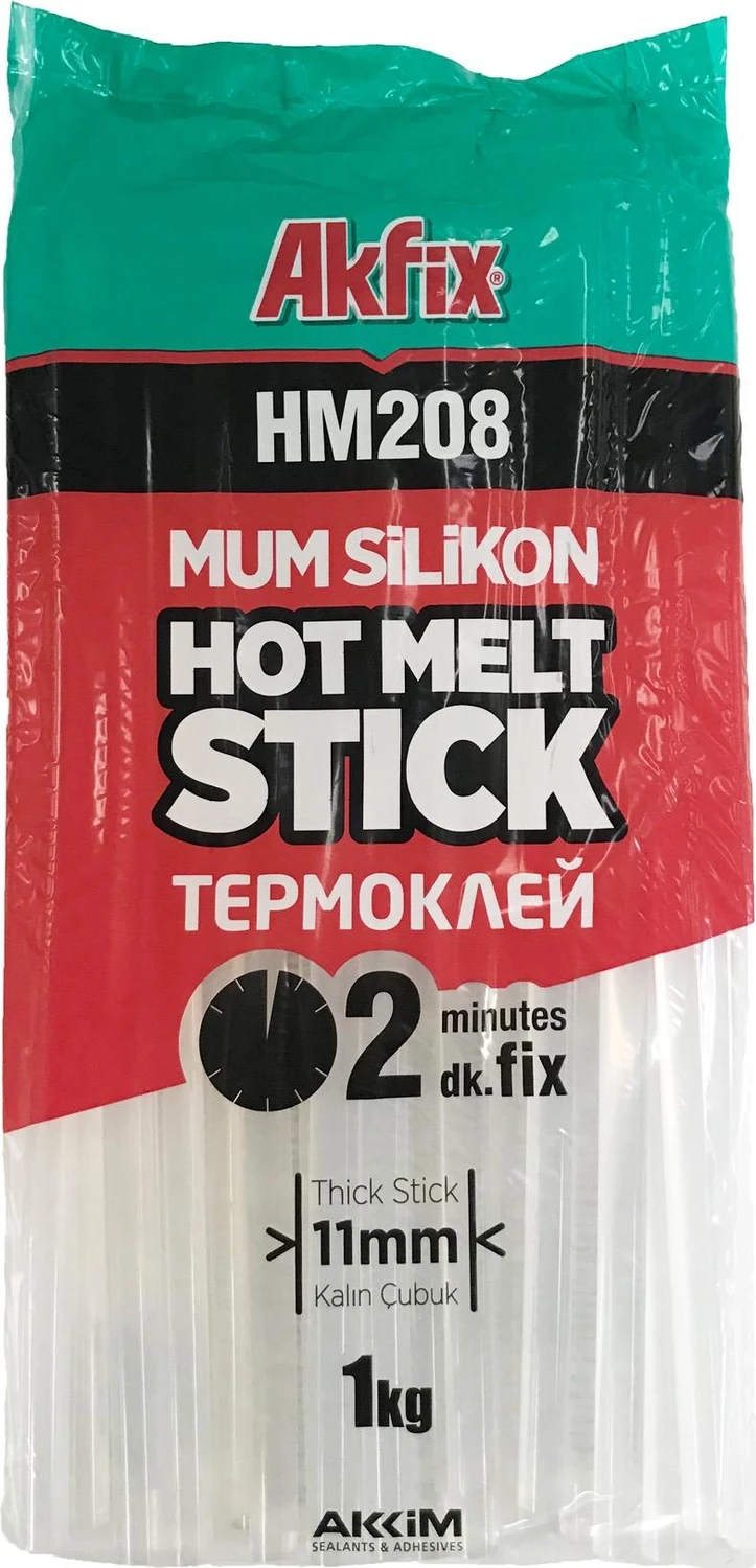HM208 Mum Silikon Yapıştırıcı Kalın Sıcak Silikon 1kg