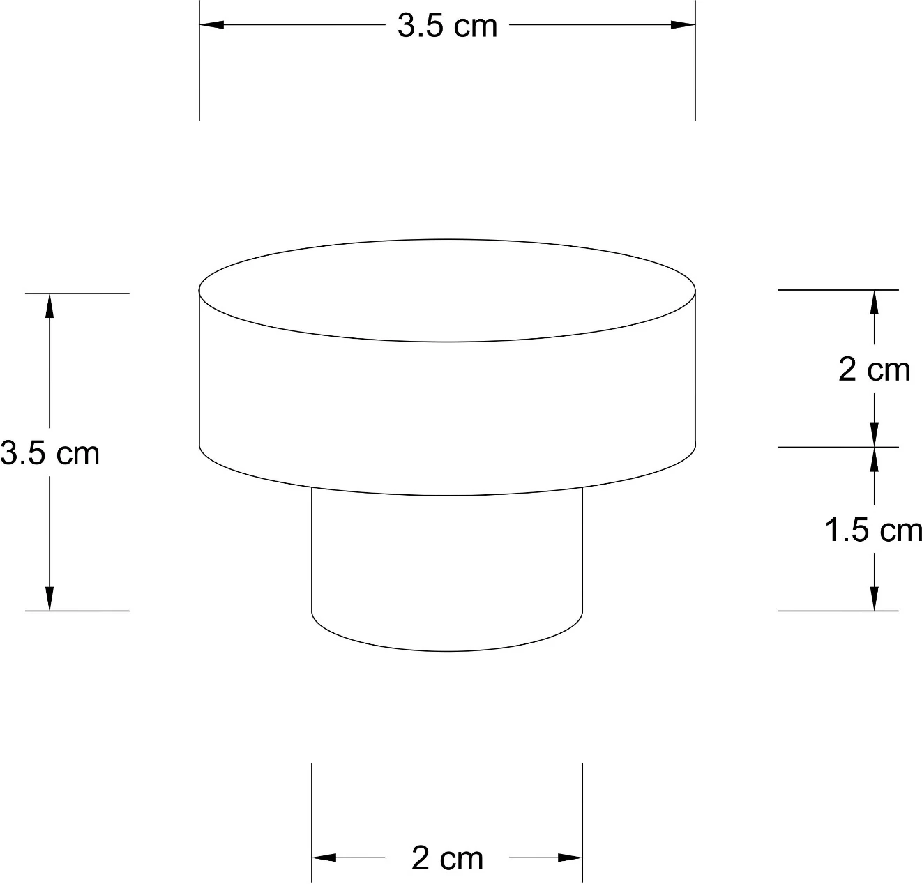 Dekoratif Doğal Ahşap Yuvarlak 12’li Dolap Kulpu Naturel