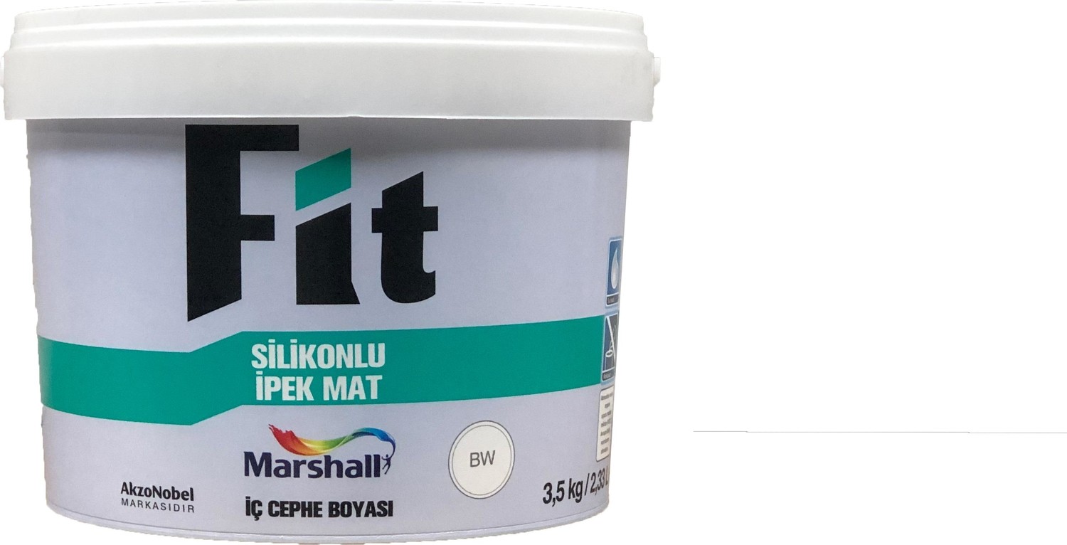 Fit Silikonlu Ipek Mat Silinebilir Iç Cephe Boya 3,5 kg