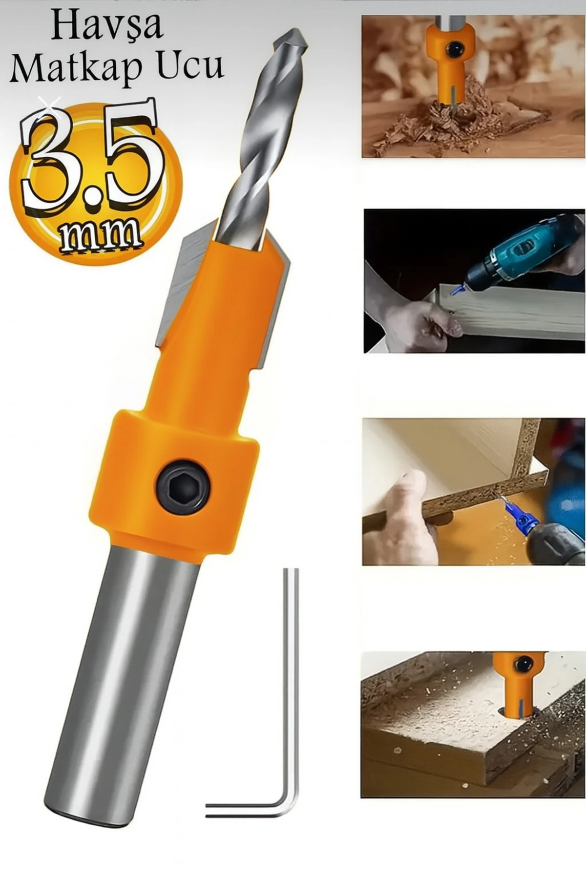 Ahşap Havşa Matkap Ucu 3.5 mm