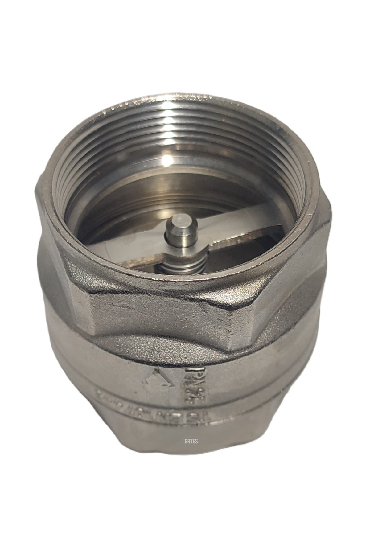 2" Dn50 Sarı/Krom Dik Çekvalf - Vertical Check Valve