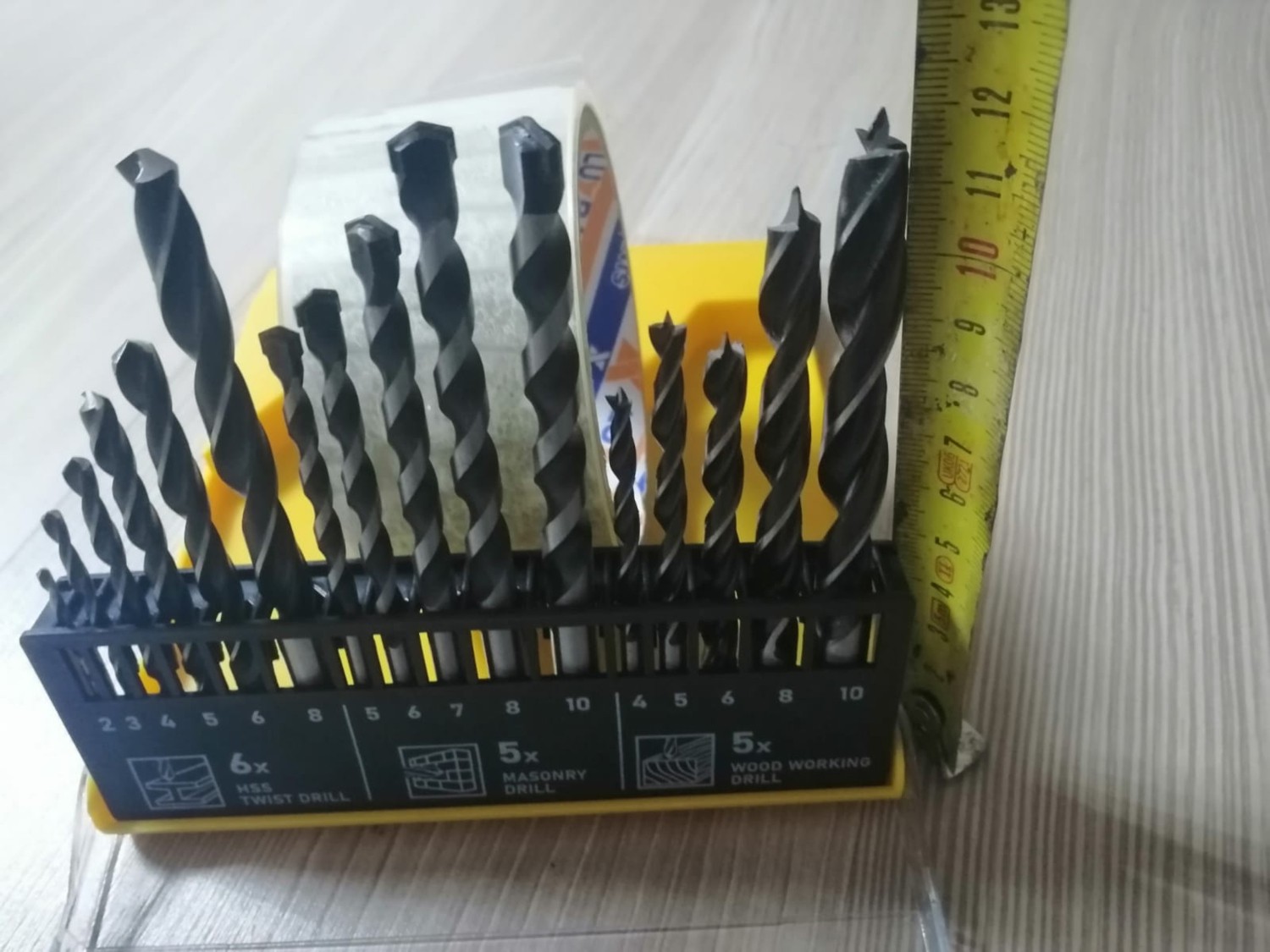 Şarzlı Vidalama 5248 + Ahşab / Beton / Demir Matkab Uçlarıı Dahil Set