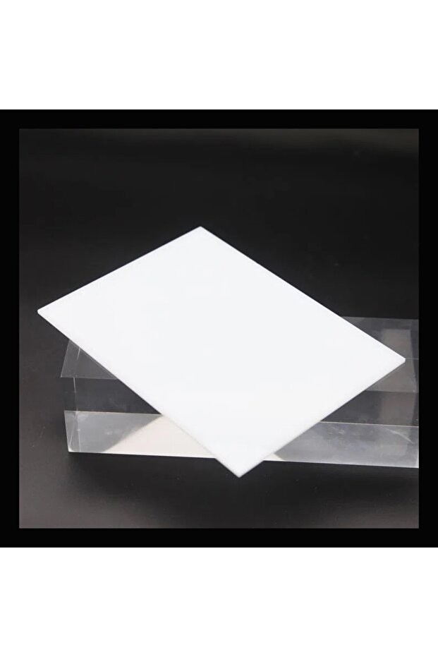 Opak Beyazı Pleksi Levha 2,8mm~3mm Pleksiglass 35cmx35cm