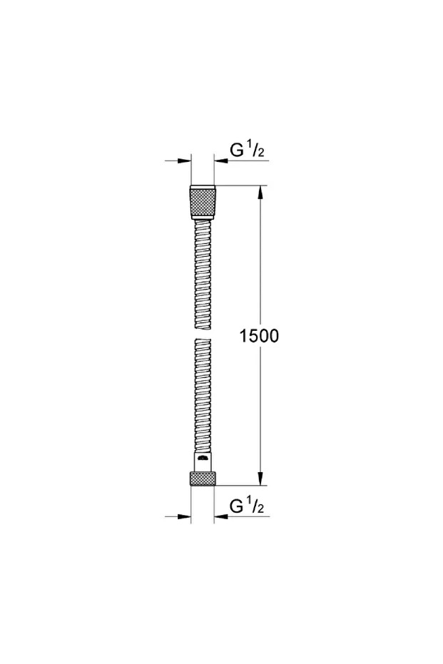 Relaxaflex Metal Long-life Metal Duş Hortumu 150cm - 28143001