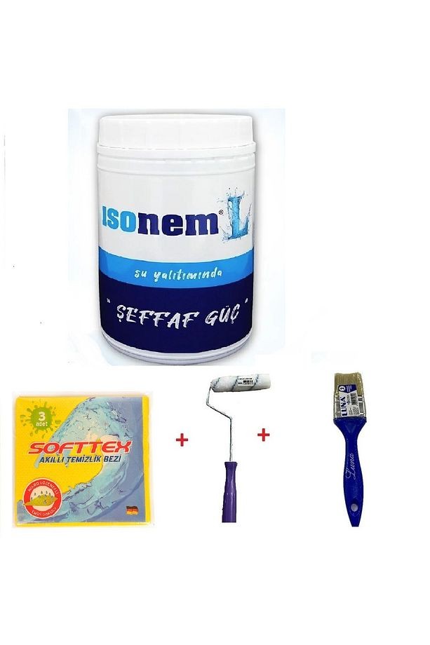 L Şeffaf Güç | Su Yalıtımı 1 Kg. Şeffaf Su Yalıtımı Seti