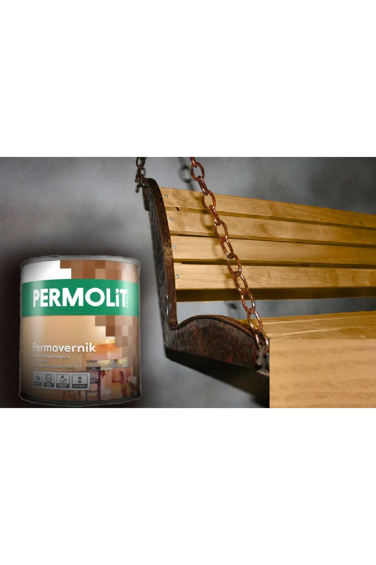 Permovernik Vernikli Ahşap Koruyucu 0,75 Lt. Naturel/şeffaf