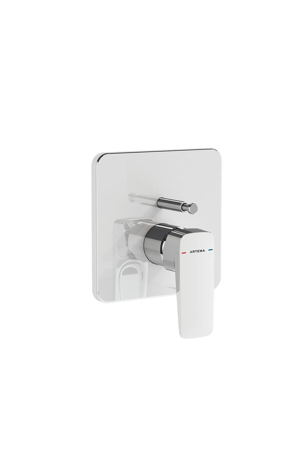 Artema Root Square A42828 Ankastre Banyo Bataryası, Krom