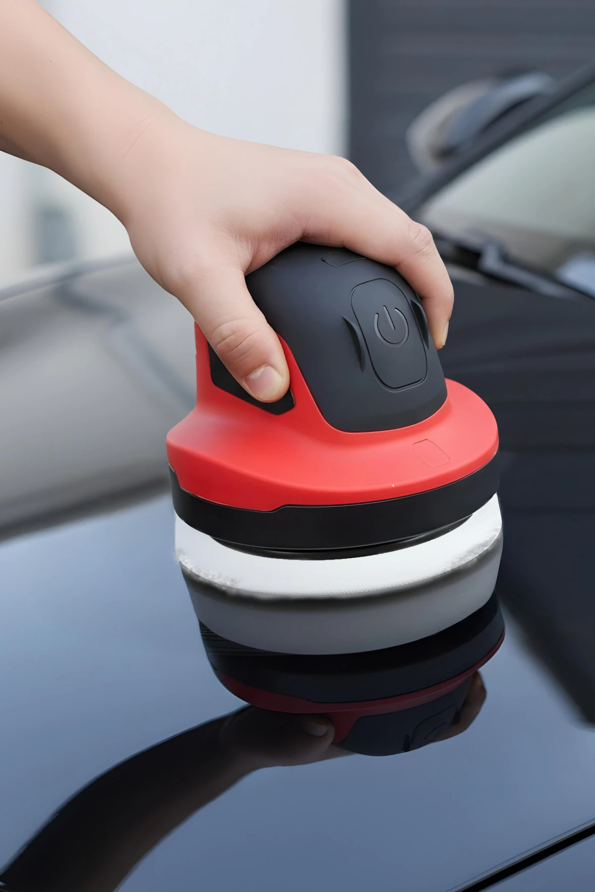 Acc-1199 Şarjlı Polisaj Makinesi – 10 cm Parlatma Yüzeyi, Sünger Seti, Hafif ve Ergonomik Tasarım