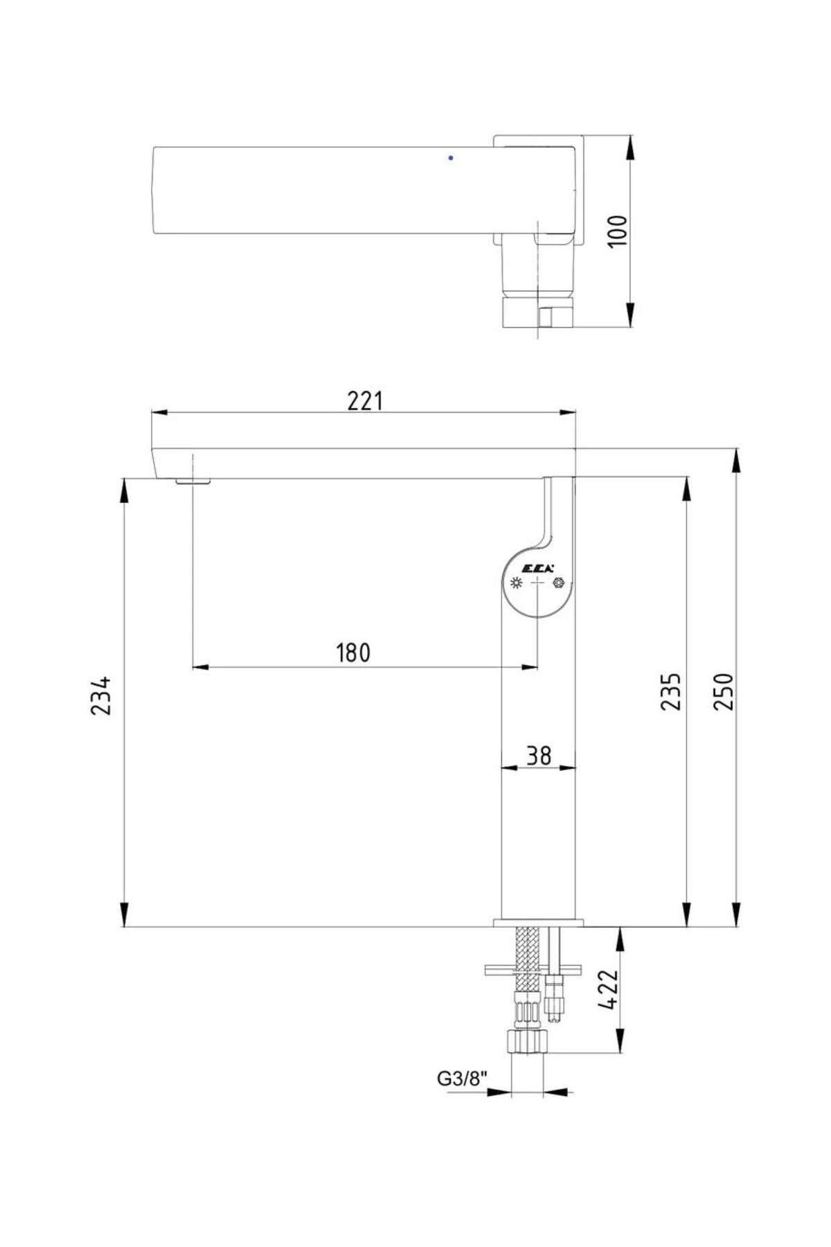 Icon Yüksek Tip Lavabo Bataryası 102188044h
