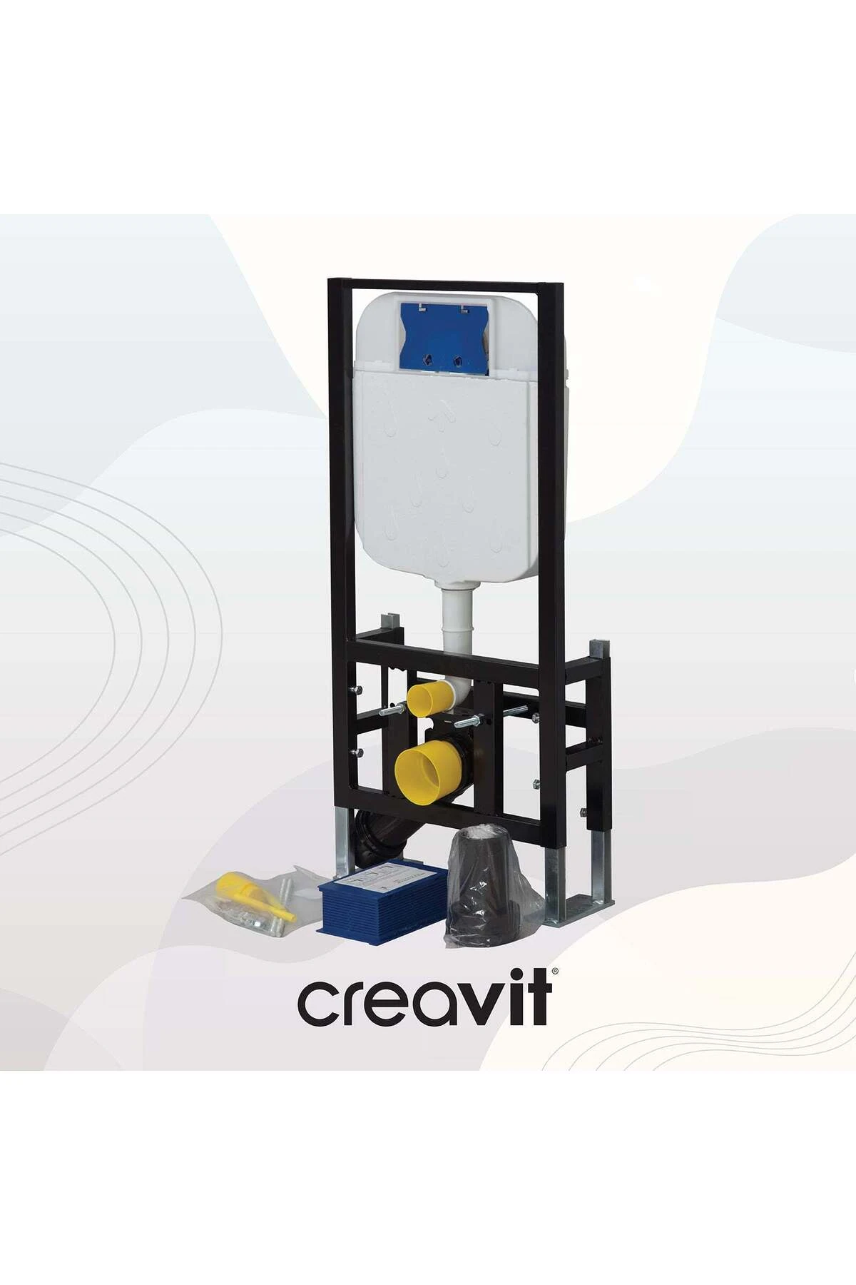 Gömme Rezervuar 3/6 Asma Klozet Uyumlu Yere Hızlı Montaj