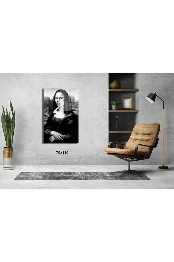 Mona Lisa Sinema Ve Ünlüler Cam Tablo #PCT0889