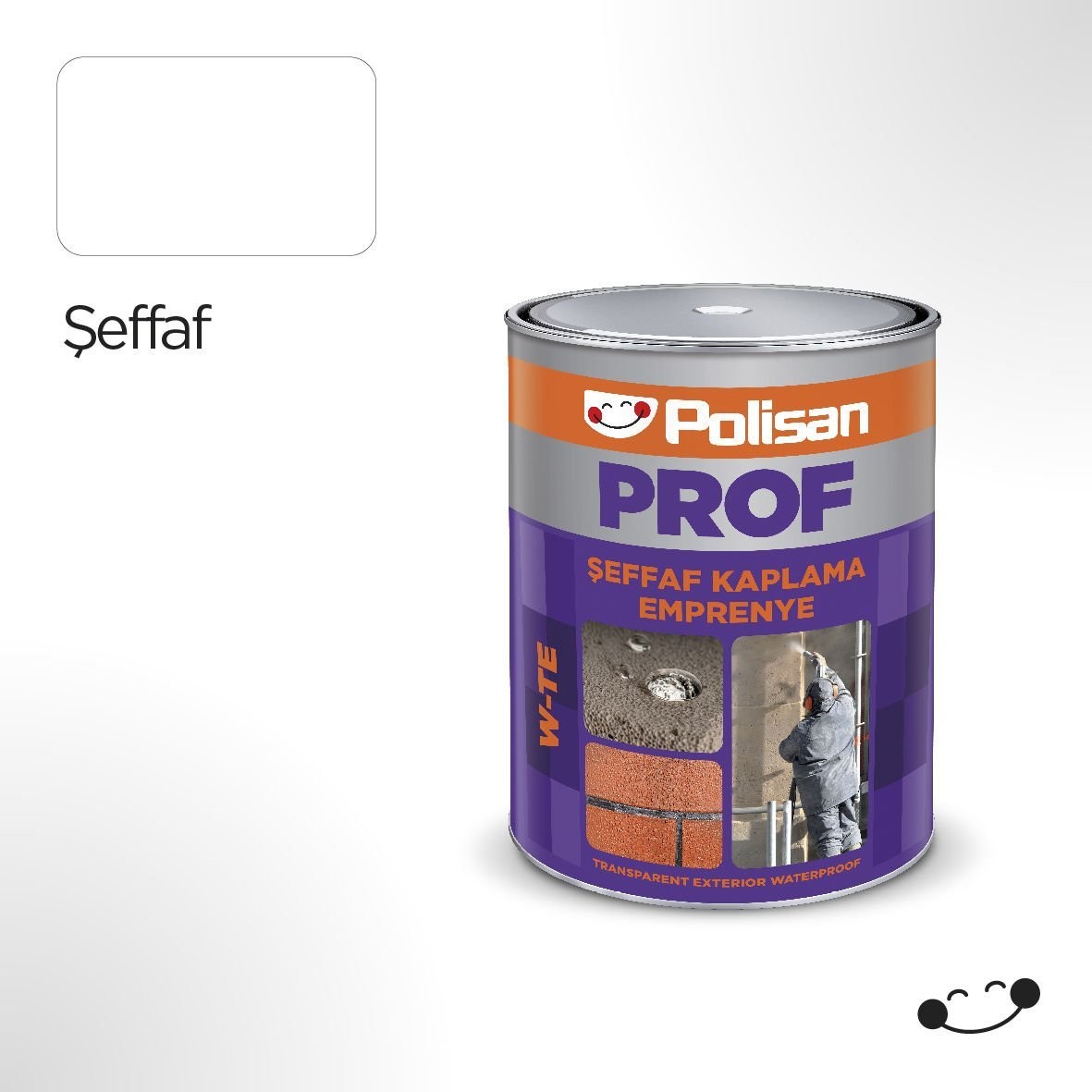 POLİSAN PROF W-TE SEFFAF KAPLAMA SU YALITIMI 5 LT