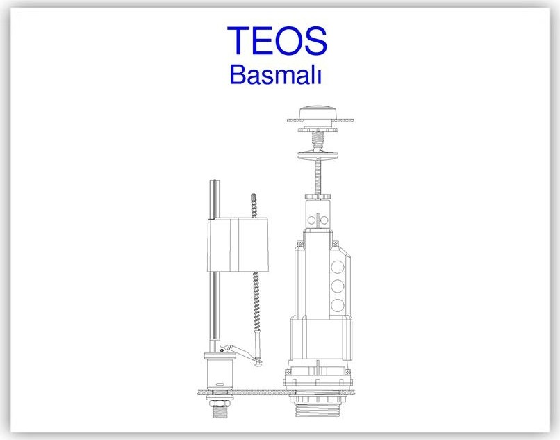 Teos 614-001 Basmalı Sistem Rezervuar İç Takım