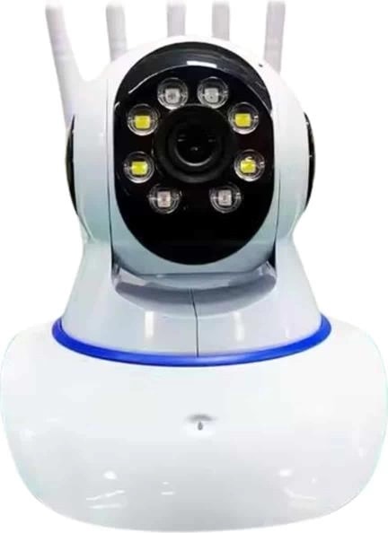 LED Aydınlatmalı 5 Antenli Motorlu 1080P Wifi Kamera Sensörlü