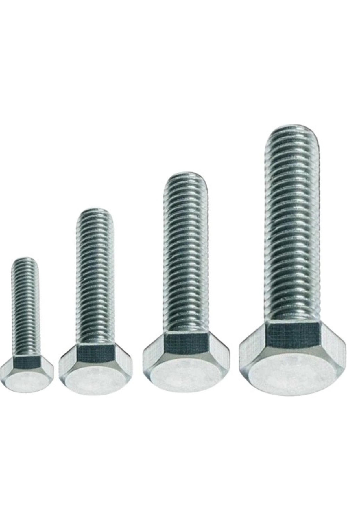 DIN933 M10*100 Mm Galv. Kaplamalı Cıvata 50 Adet