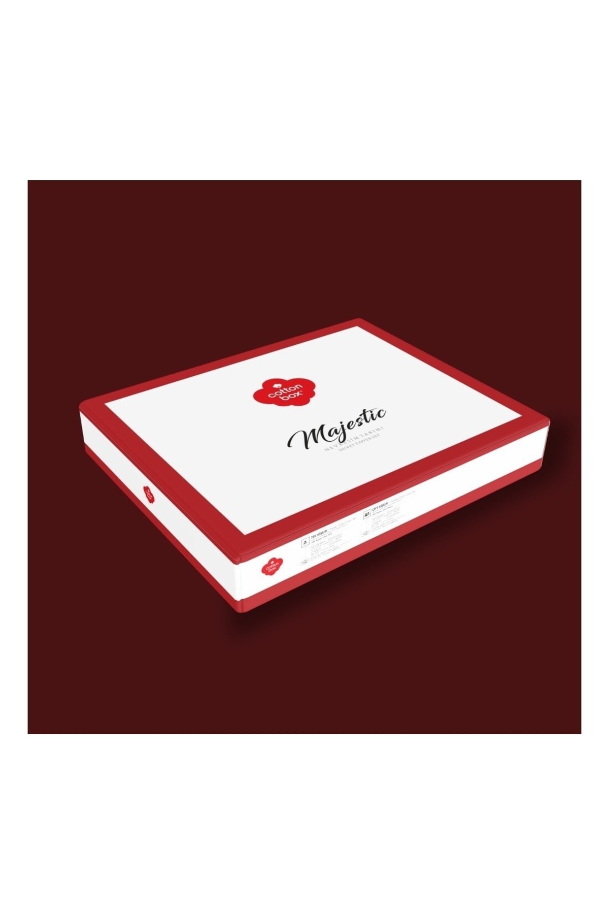 Majestic %100 Pamuk Çift Kişilik Nevresim Takımı Ines Bej