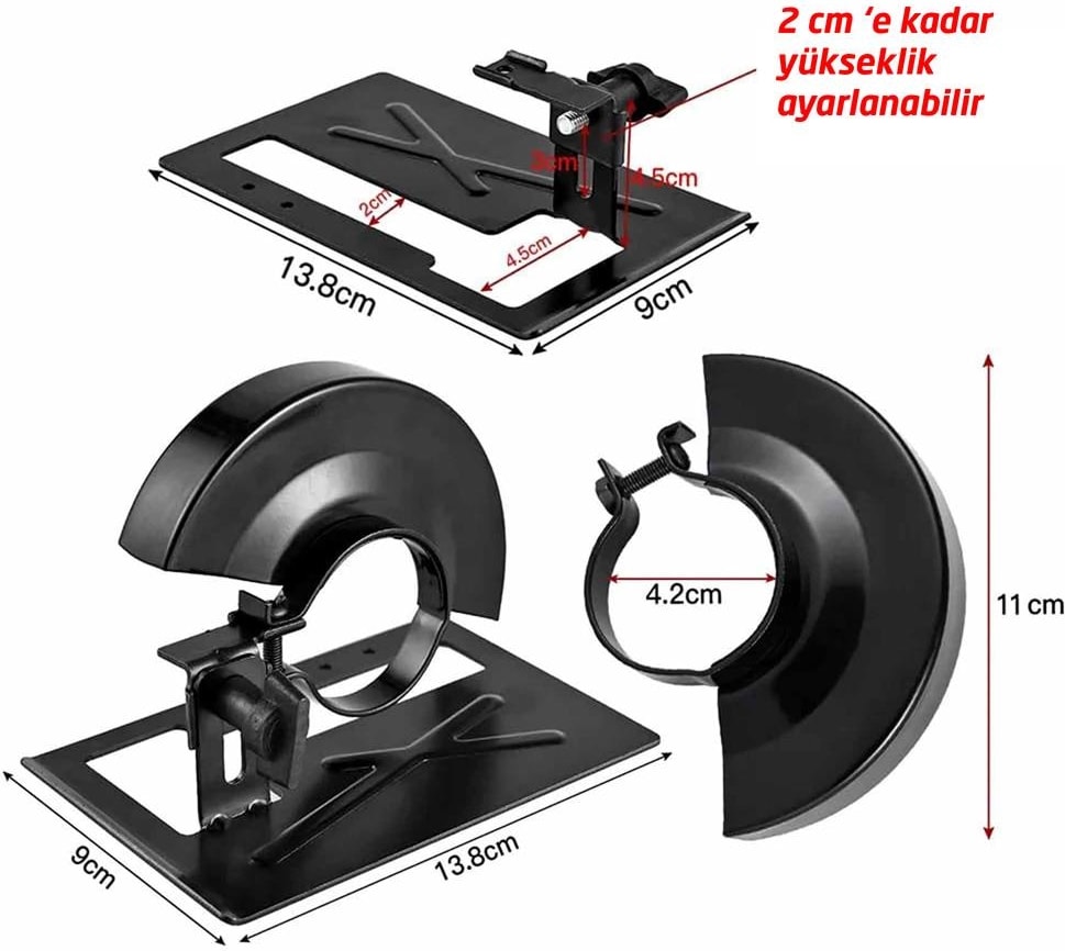 BOSCH 0281 Avuç Taşlama Makinesi Sunta Kesme Aparatı 100 mm
