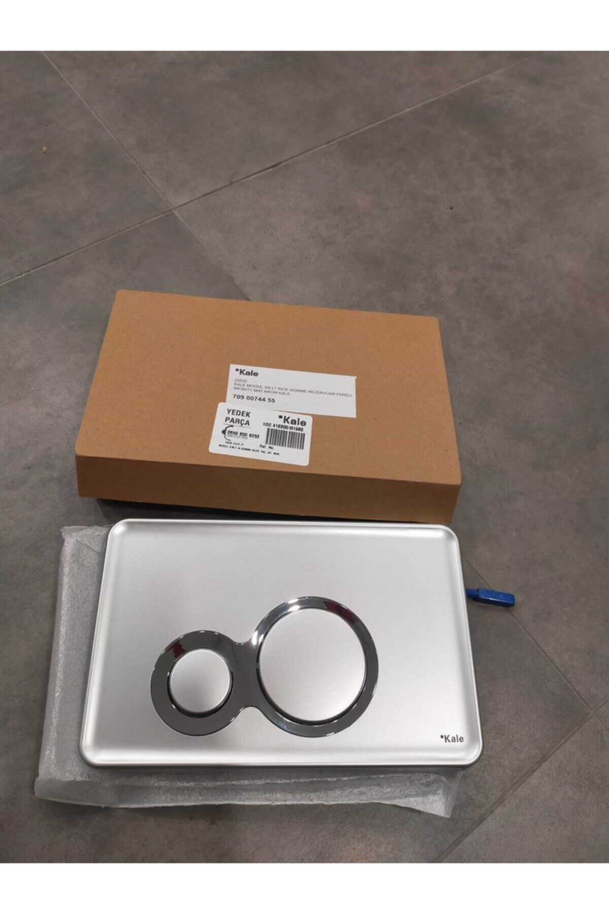 Modül Gömme Rezervuar Paneli Mat Krom