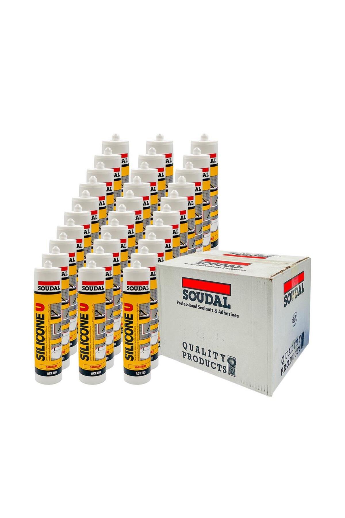 Silicone U Genel Amaçlı Silikon Kartuş Şeffaf 280 gr. - 30'lu Paket