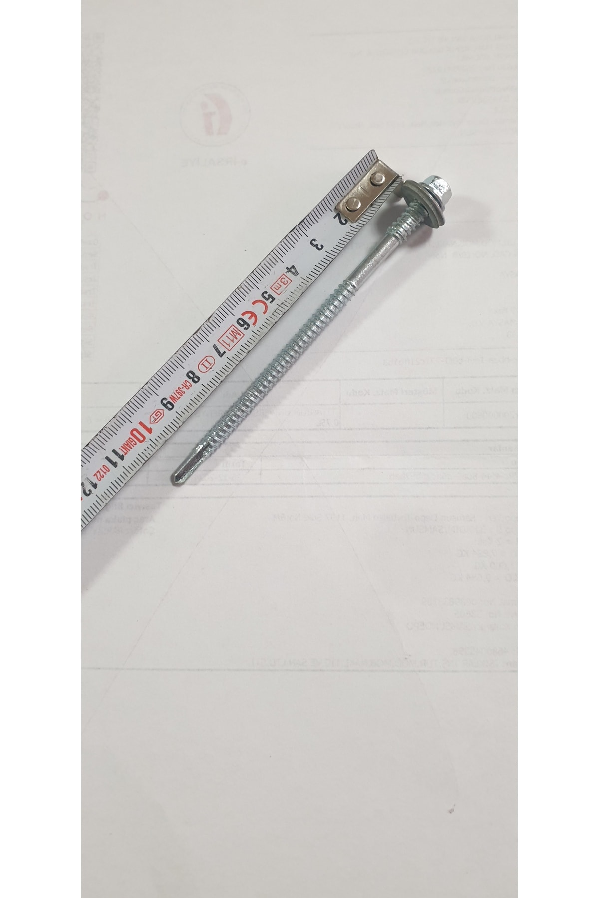 5,5x105mm-çatı Vidası-matkap Uçlu-trapez Sac Vidası-akıllı Vida (PK./AD.:50ADET)