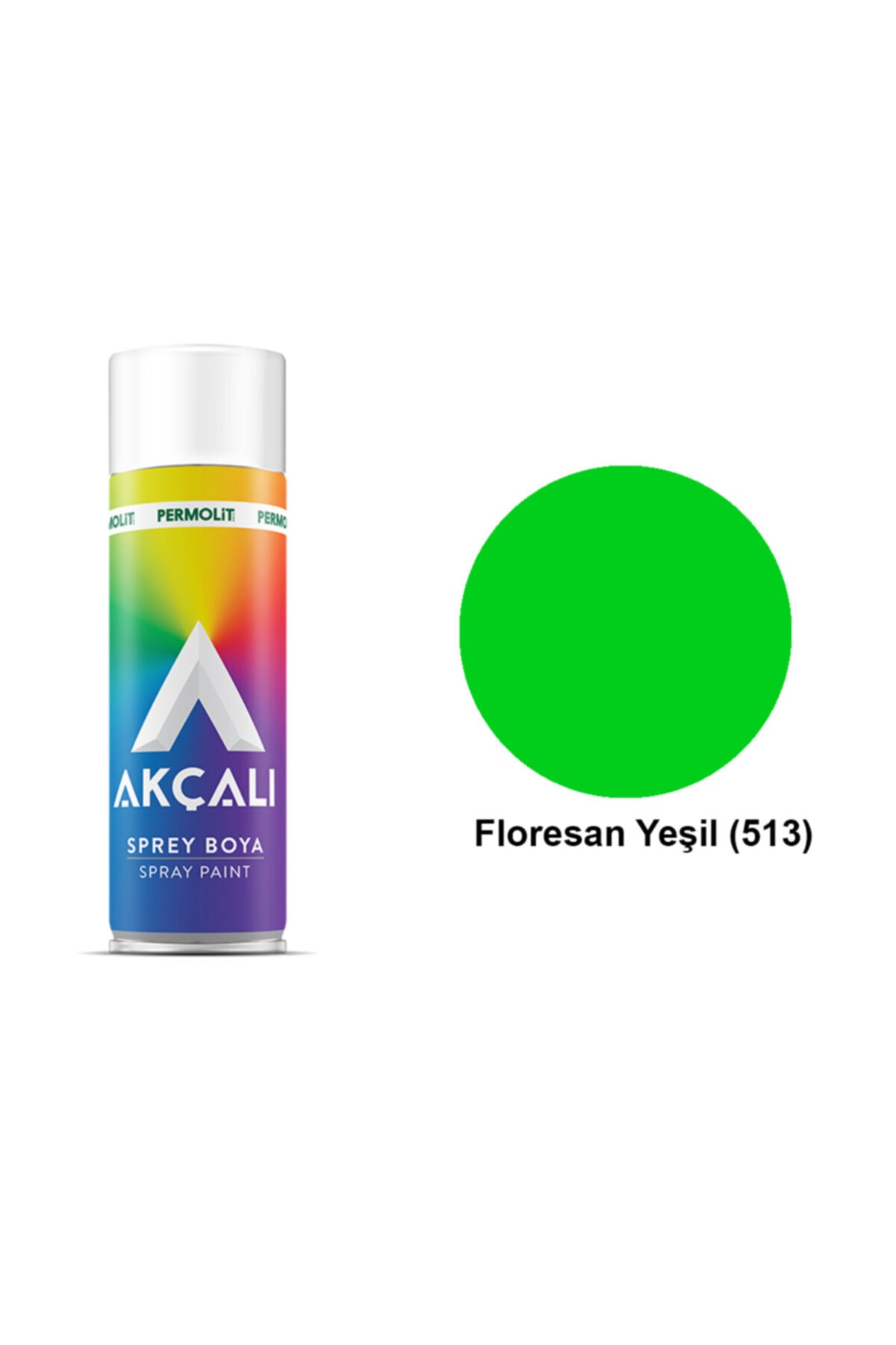 Sprey Boya Floresan Yeşil