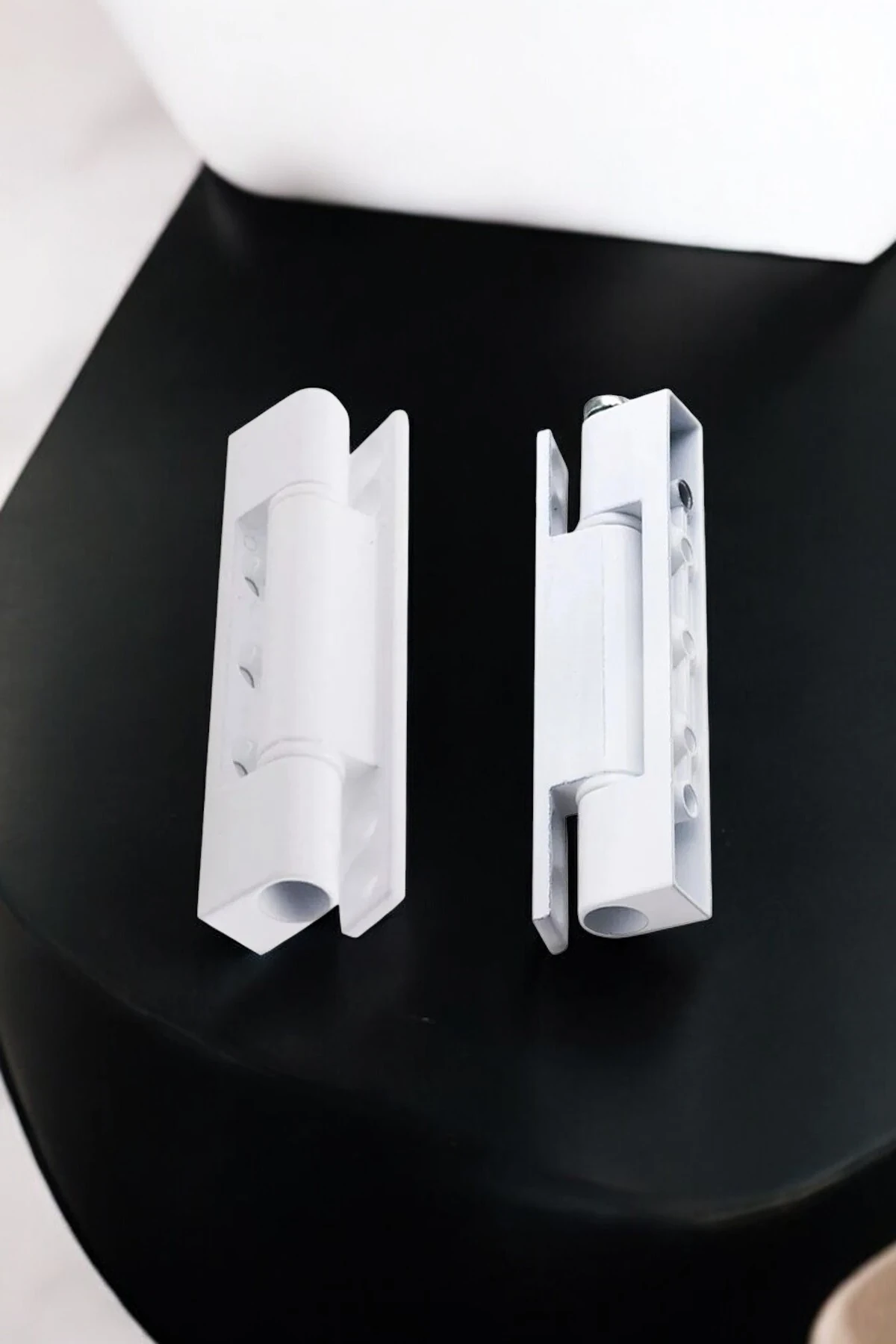 ( 2 Adet ) Kırılmaz Menteşe Seti 90 Mm | 2 Adet Pvc Pimapen Plastik Kapı-pencere Menteşesi