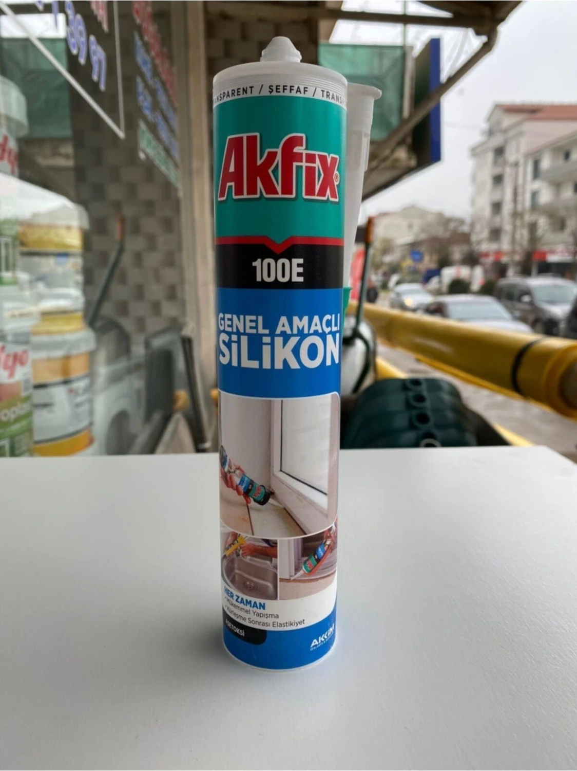 100E Genel Amaçlı Silikon (Şeffaf)  100E Genel Amaçlı Silikon