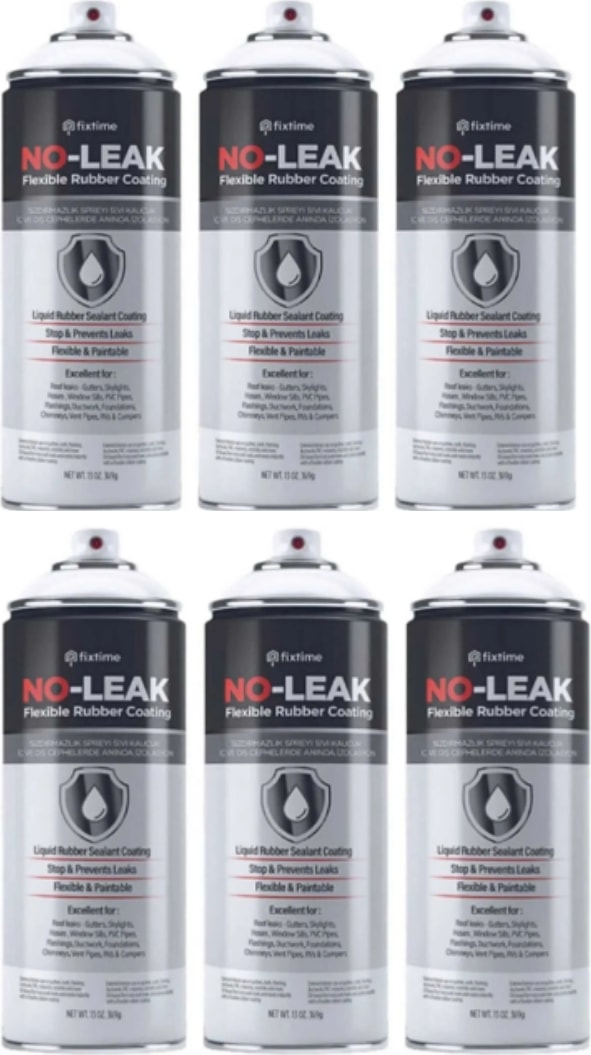 Pratik Güçlü ve Çok Güçlü Sıvılaştırılmış Sprey Kauçuk Izolasyon 6'lı Paket