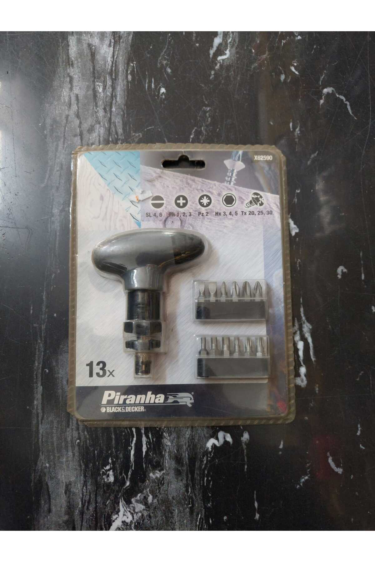 Black & Decker Piranha 13 Parça Bits Tornavida Set