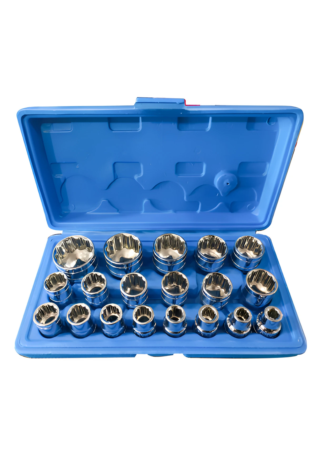 1/2 12 Köşe Yıldız Lokma Seti 19 Parça Çantalı