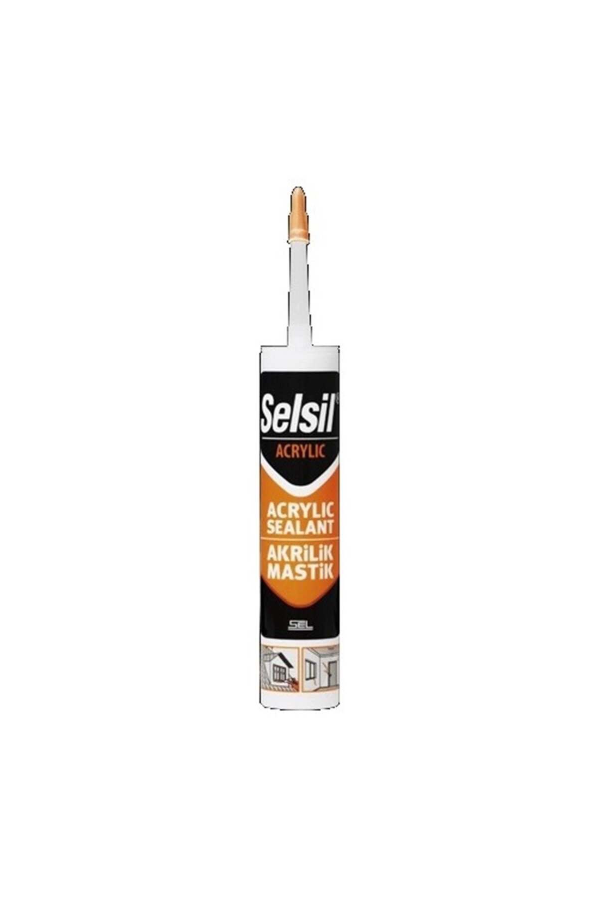 SELSİL Akrilik Mastik Gri 500 gr