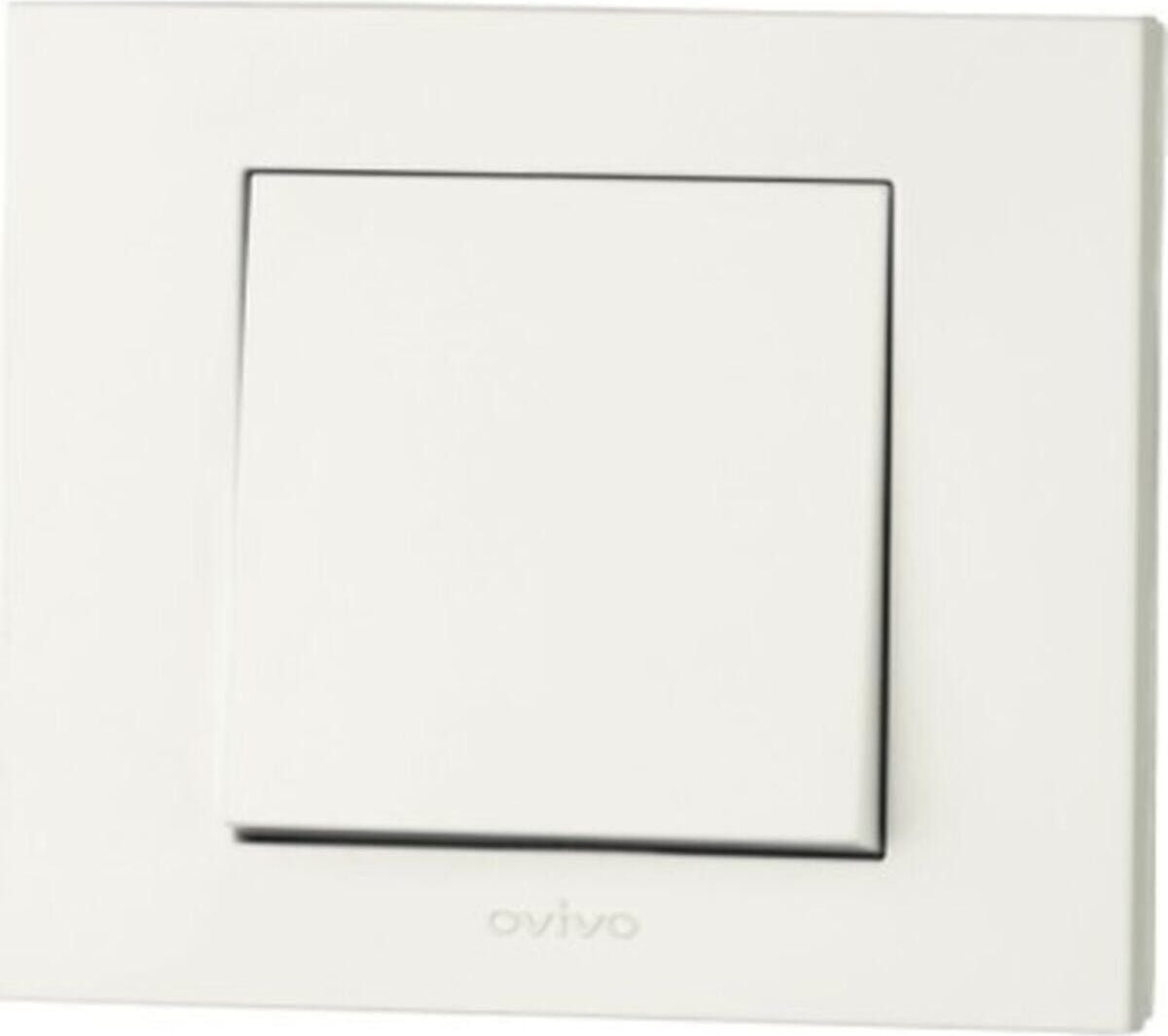 Grano Beyaz Natural Anahtar 1 Adet+Çerçeve Dahil