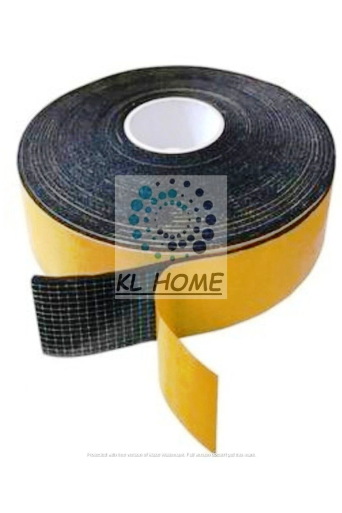 15 metre x 5cm  bant - Kendinden Yapışkan Bant Oto Karavan Pimaş Boru Ses Akustik 3mm kalınlık Band