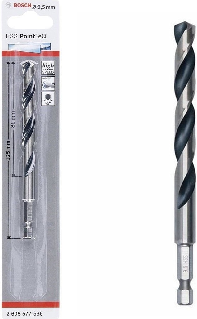 BOSCH Pointteq Altıgen Şaftlı Hss Matkap Ucu 9,5 mm