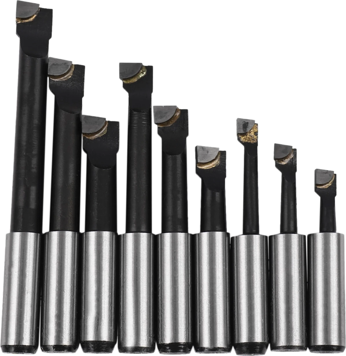 9 Adet Dayanıklı Sert Alaşım Shank Sıkıcı Bar Seti Karbür Uçlu Çubuklar 12MM 2 Inç 50MM Torna Freze Için Sıkıcı Kafa (Yurt Dışından)