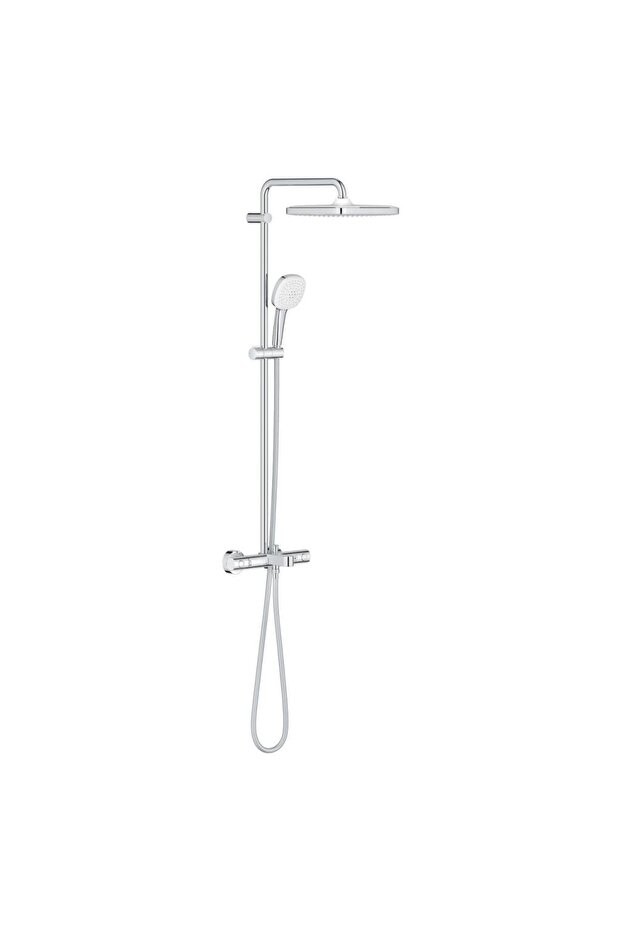 Tempesta System 250 Cube Duvara Monte Termostatik Bataryalı Duş Sistemi - 26975001
