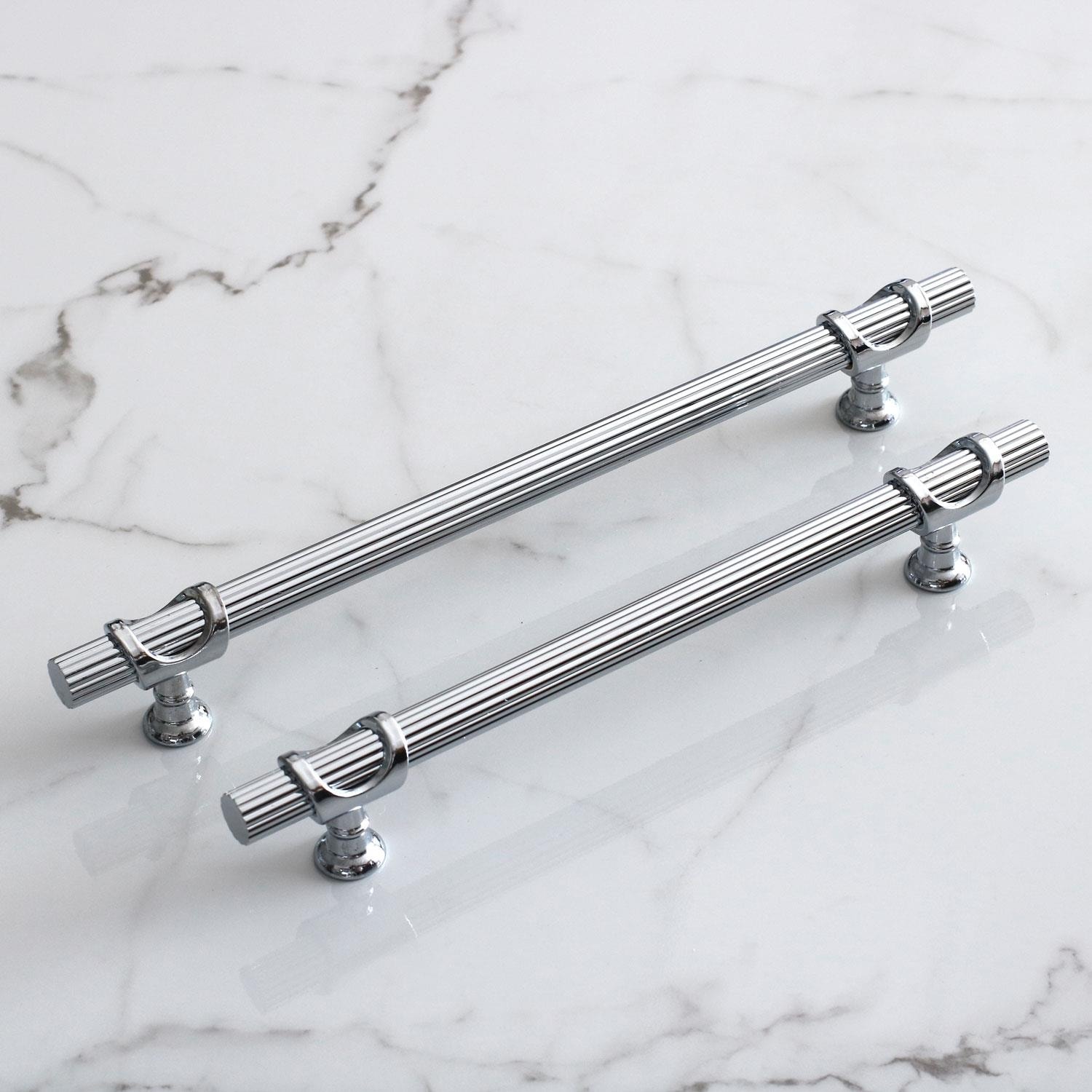 Arsin Krom Metal Kulp 192 Mm-19.2 cm Mobilya Çekmece Mutfak Dolap Dolabı Kapak Kulpları Kulbu Kulpu