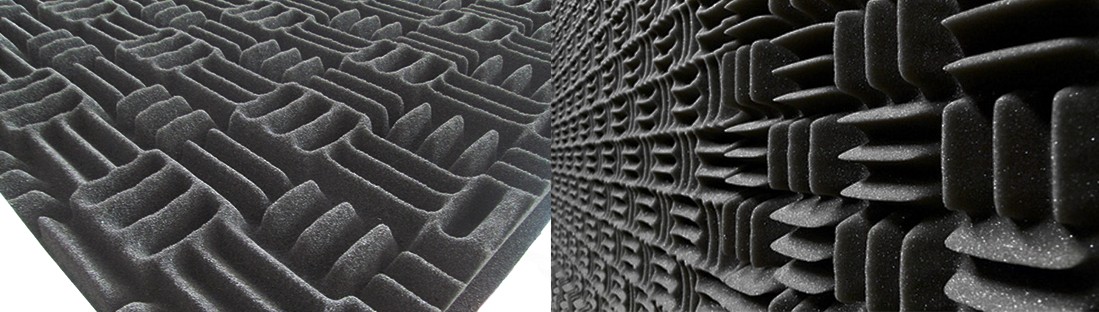 Yapışkanlı Yanmaz Akustik SÜNGER40MM 50DNS 100CM x 100CM