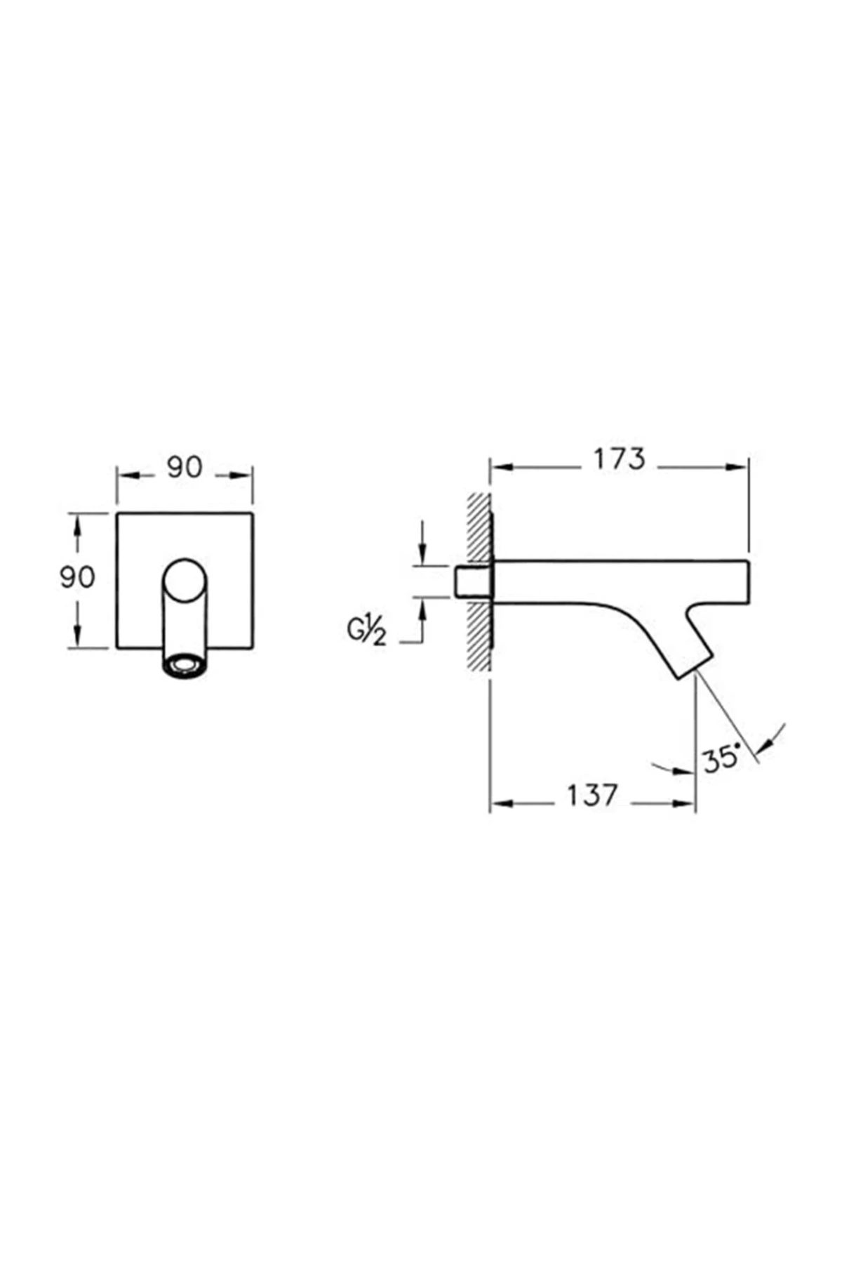 Istanbul Çıkış Ucu A41834 Krom