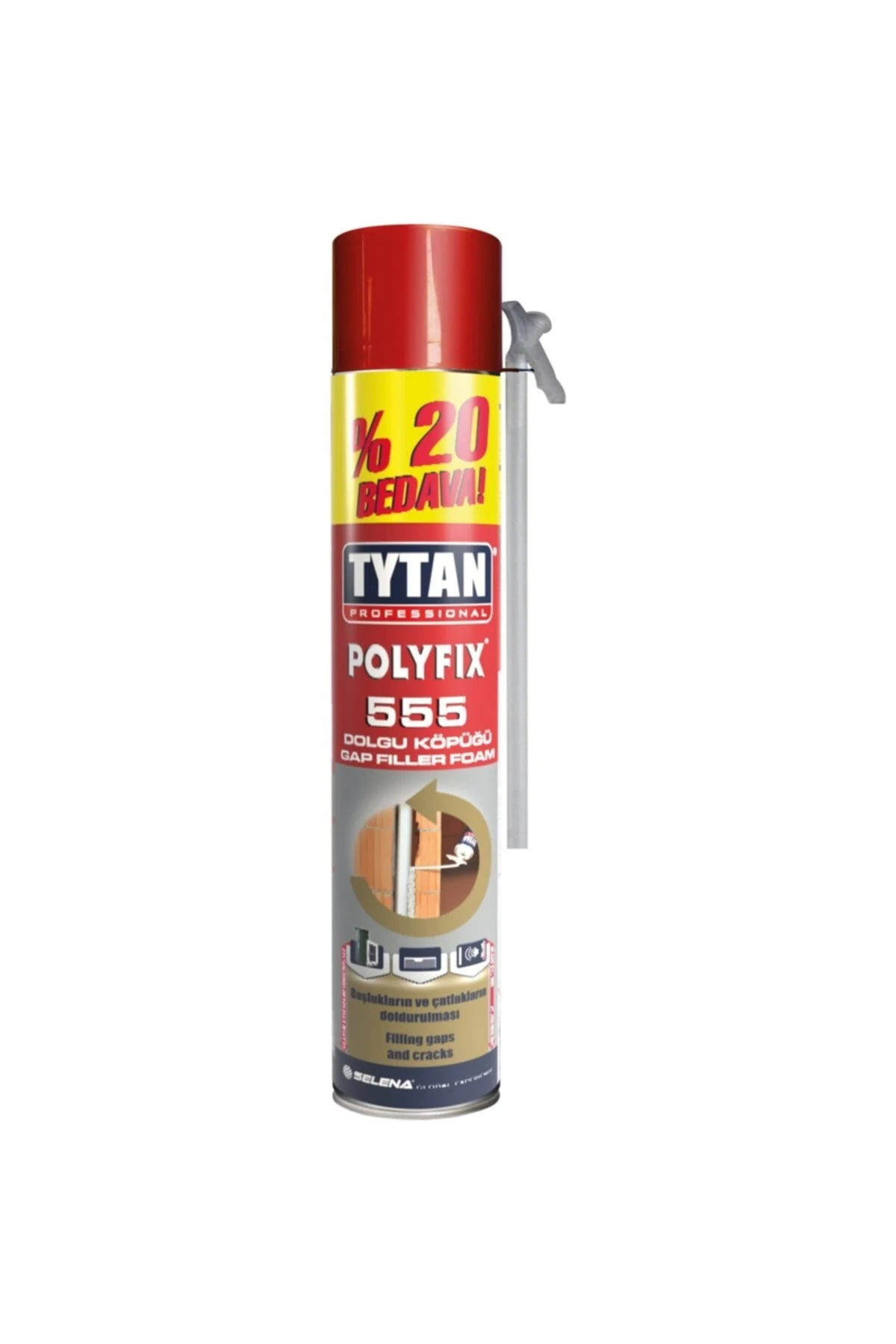 Polyfix Sıkma Köpük 555 gr 3'lü Paket