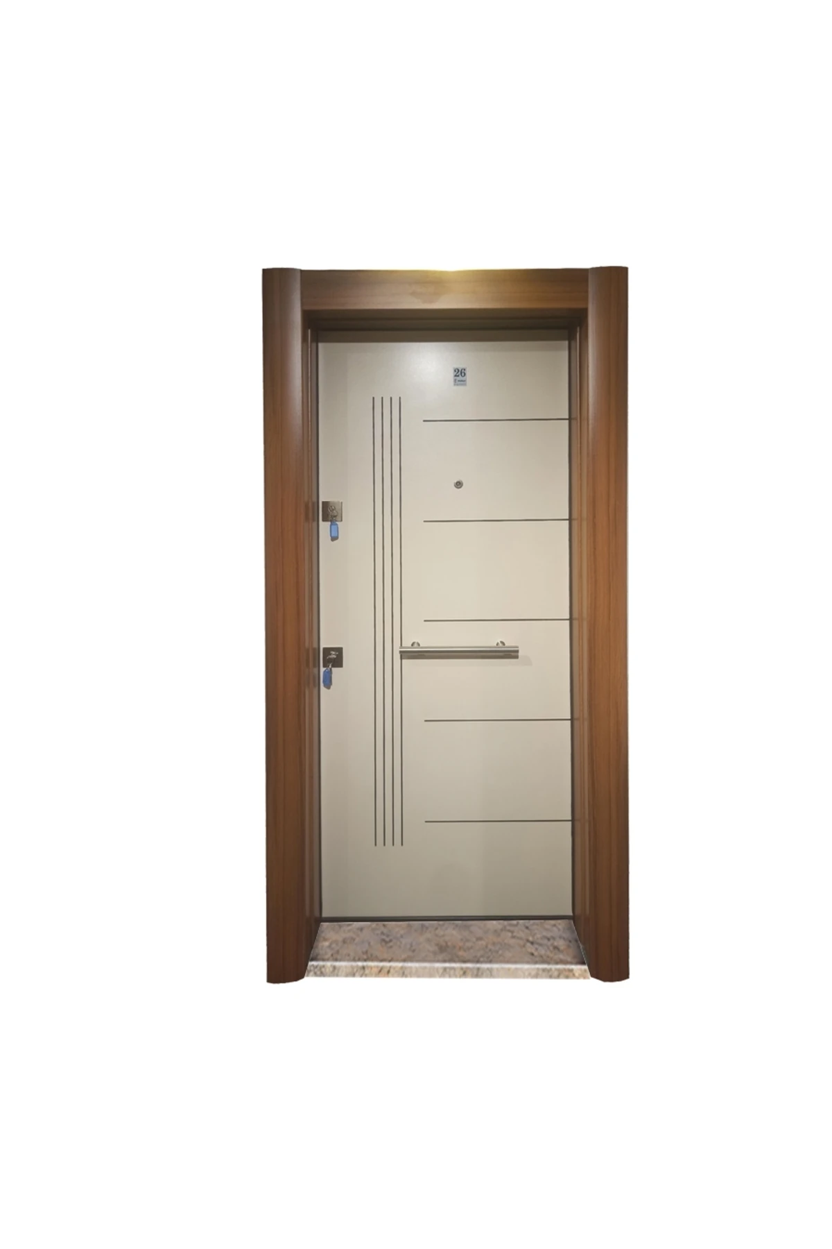 Tez3651 Ahşap Çelik Kapı, Daire Giriş Kapısı