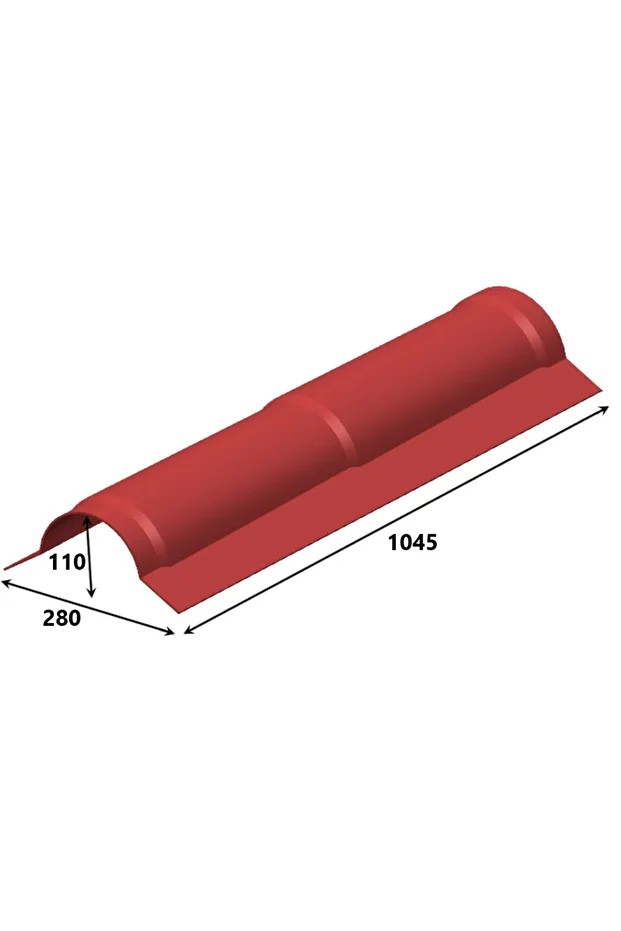 Oluk Mahya Pvc-Asa Kiremit Çatı Paneli