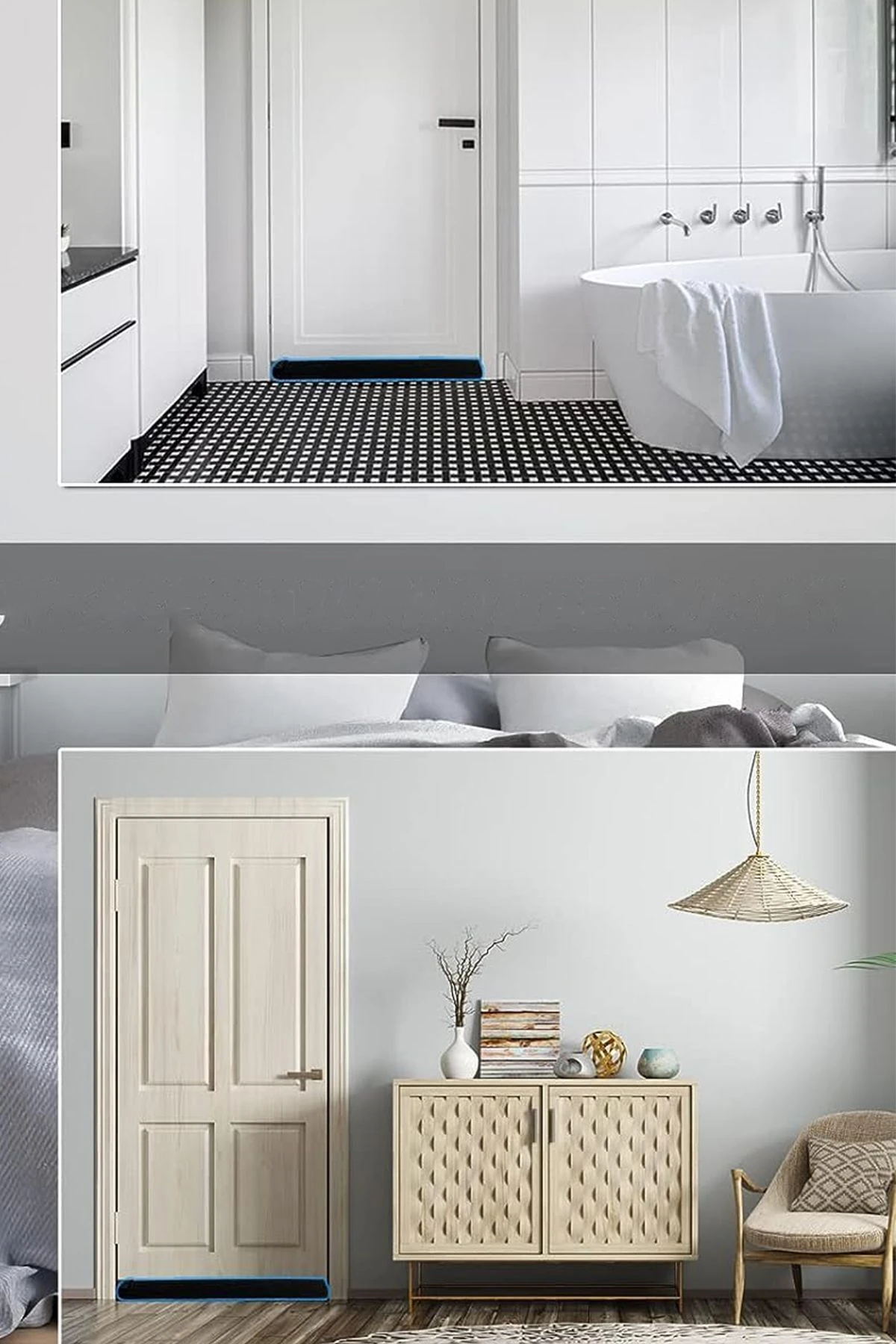 Kapı Altı Rüzgar Önleyici Süngeri Koruması Isı Yalıtım Rüzgarlık Toz Soğuk Sünger Stoper