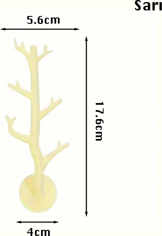 Urbancove Co. - Ağaç Dalı Şeklinde Duvar Kancası, 3 Farklı Renk Opsiyonu, Askı ve Düzenleyici, Vida ve Delme Gerektirmez