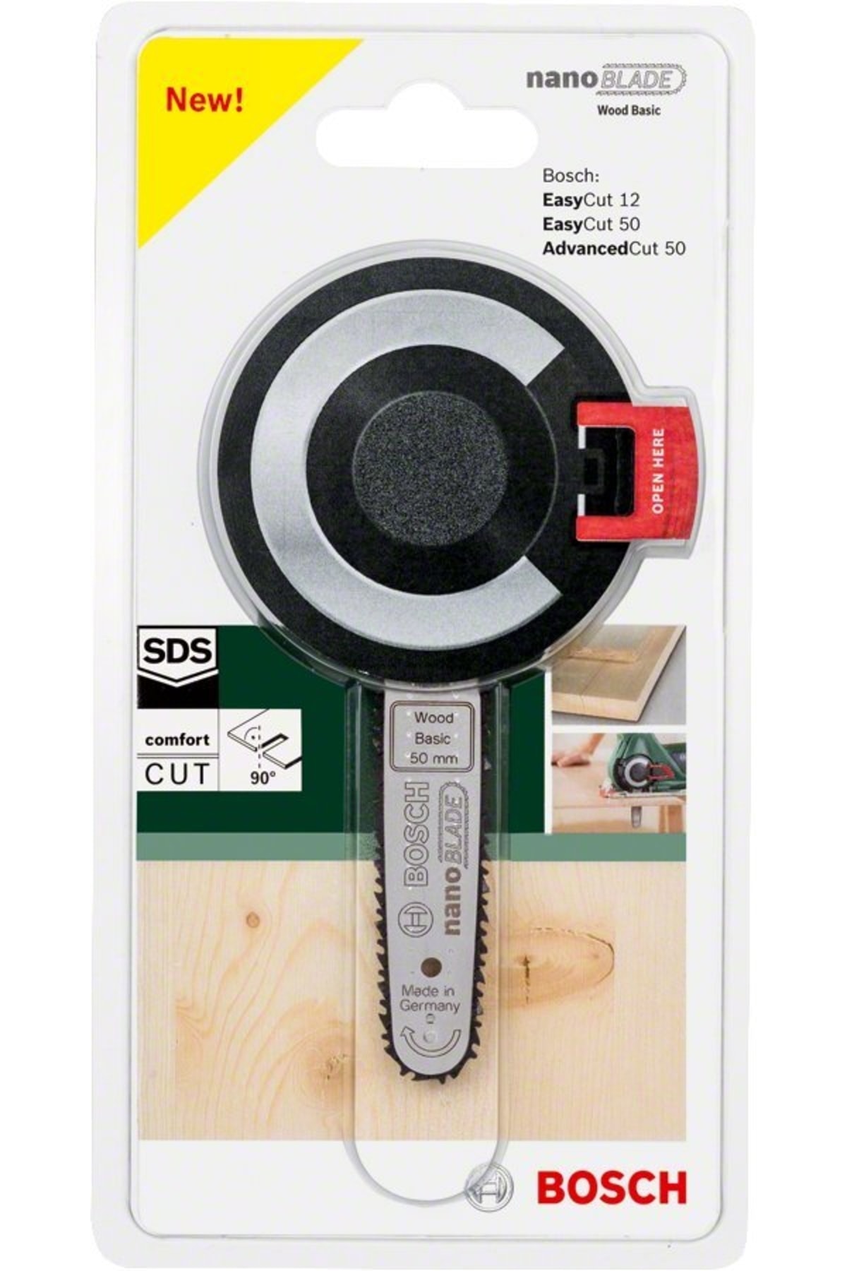 BOSCH Nanoblade Wood Basic 52mm Yedek Testere Bıçağı - 2609256d83