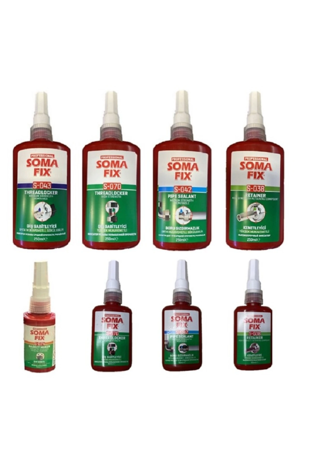 50 ml  Civata Vida Diş Sabitleyici Yüksek Mukavemetli S070