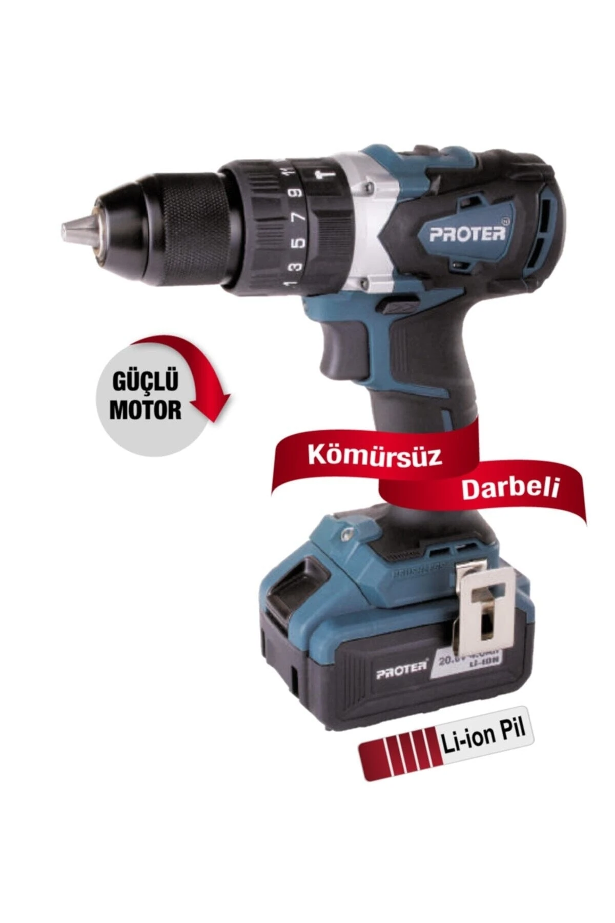 4.0 - 4.4 Ah Pst 740 Bl Çift Akülü 20v/4ah Darbeli Şarjlı Matkap 20 Volt 2 Darbeli 2 Yıl
