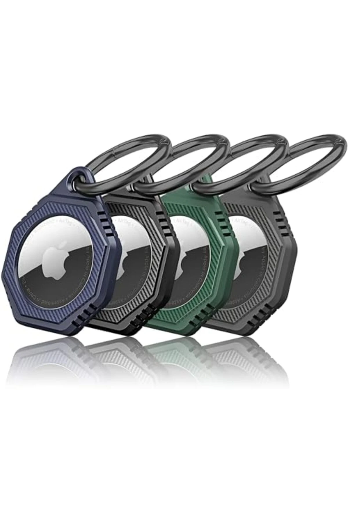 Airtag için Karabinalı Silikon Anahtarlık Cihaza Tam Oturan Mükemmel Kalıp ve Yüksek Kalite Materyal