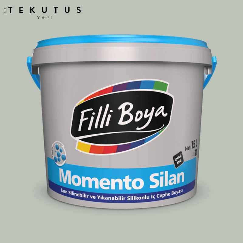 Momento Silan Silikonlu Iç Cephe Boyası 15 L Avokado